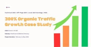 300% Organic Traffic Growth Case Study Doctor Info BD
